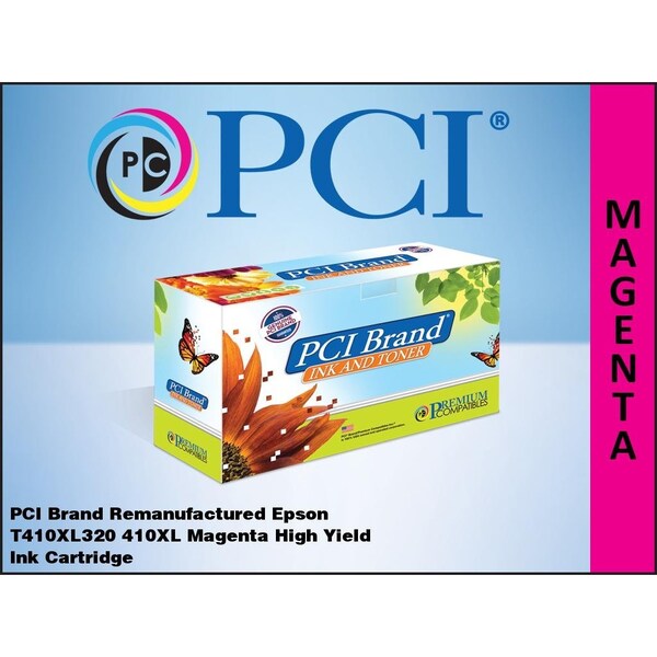 Pci Reman Epson 410XL T410XL320 High Yld Magenta Ink for Epson Expression XP530, XP630, XP640, XP830 T410XL320-PCI - main